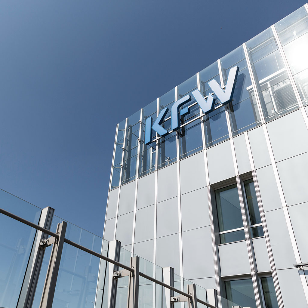 KfW building with logo